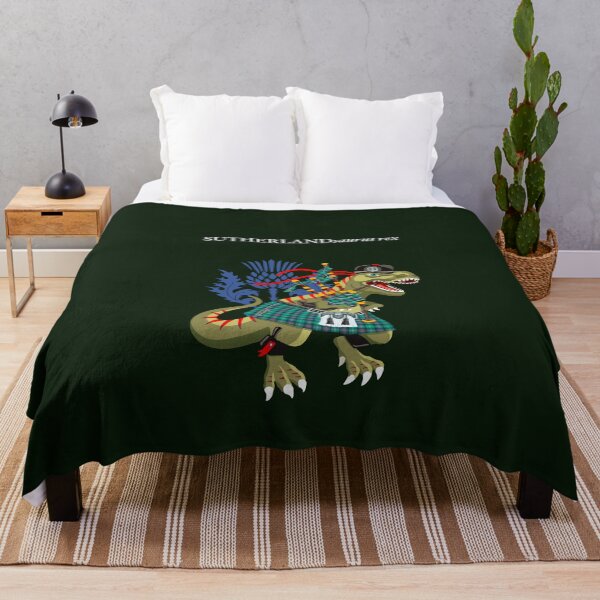 Item preview, Clanosaurus Rex SUTHERLANDsaurus rex Sutherland Family Tartan designed and sold by Lisa Rotenberg.