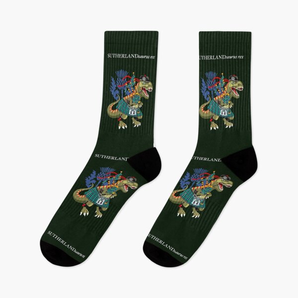 Item preview, Clanosaurus Rex SUTHERLANDsaurus rex Sutherland Family Tartan designed and sold by Lisa Rotenberg.