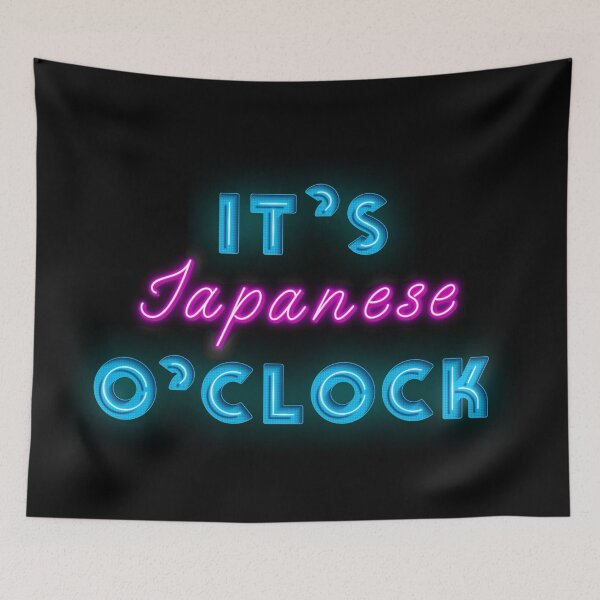 Item preview, It is Japanese O`clock Cool Neon Sign For Japan Fan designed and sold by Urosek.