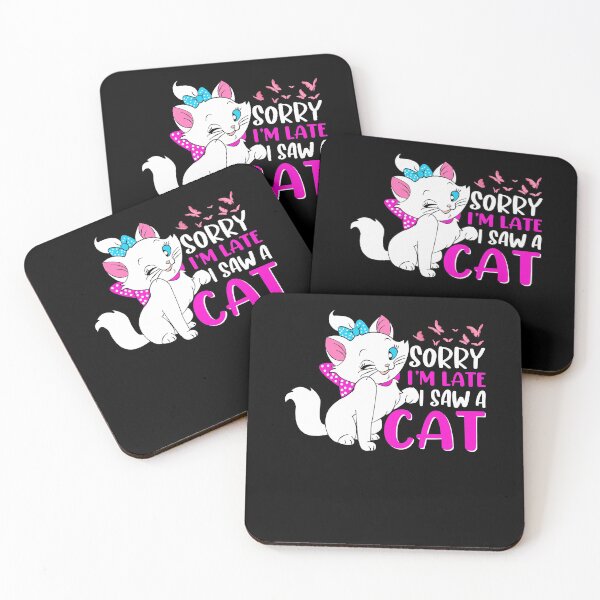 Item preview, SORRY I'M LATE SAW A CAT designed and sold by SBEEKAA.