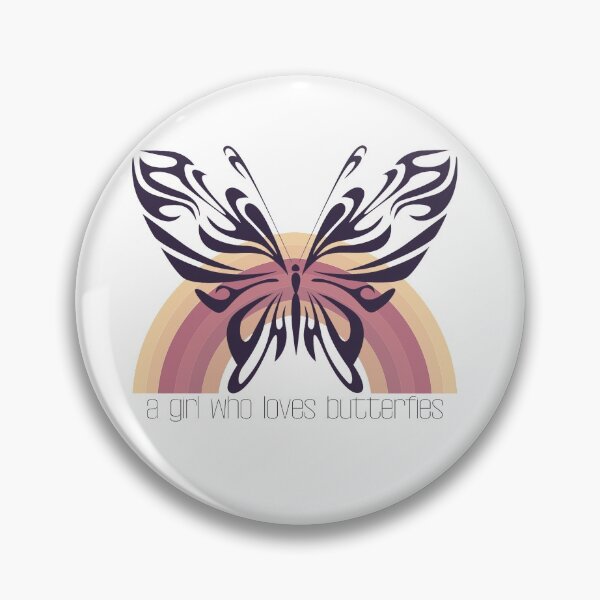 Item preview, A girl who loves buttierflies- rainbow  designed and sold by Takemeforaride.