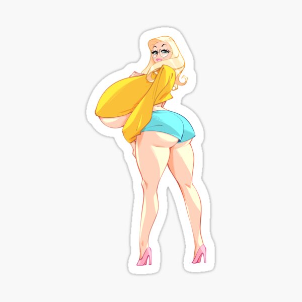 Madz (Booty Shorts and Heels) by @HexComics Sticker