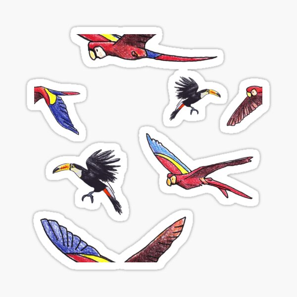 Birds of Paradise Sticker