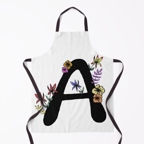 Item preview, Floral initial A designed and sold by hvasilevshop.