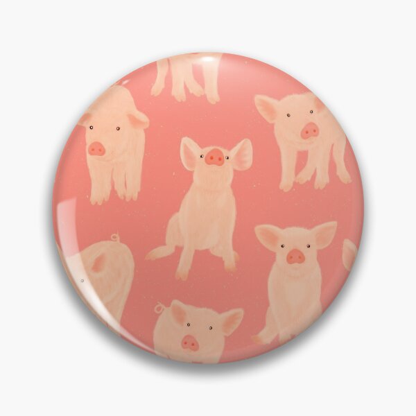 Item preview, piglets (dark pink) designed and sold by tandemsy.