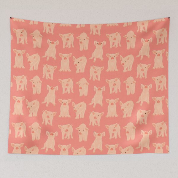 Item preview, piglets (dark pink) designed and sold by tandemsy.