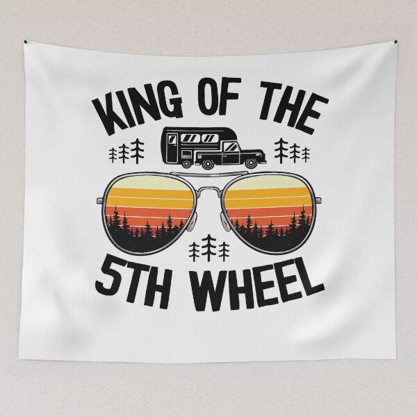 Item preview, King Of The 5th Wheel Funny Camping designed and sold by Stronzi.
