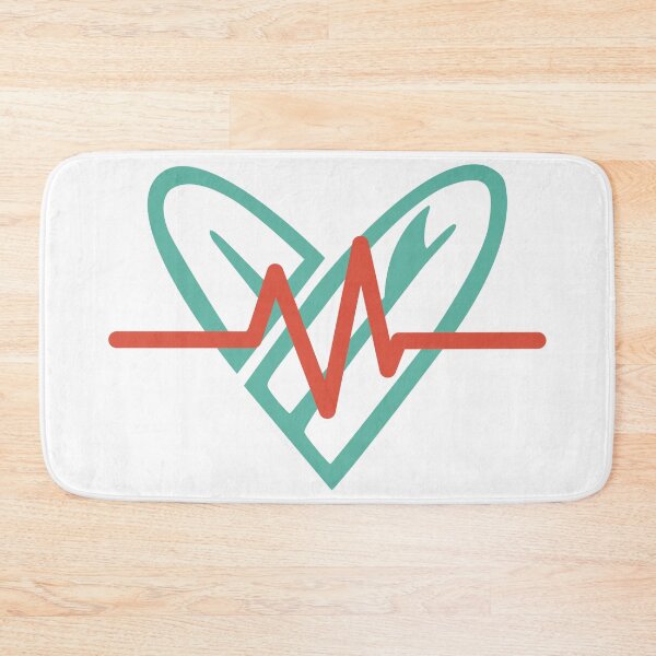 Item preview, Surfer Heart Beat Sticker designed and sold by TonySpencer.