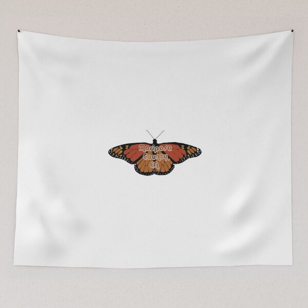 Item preview, Red and Orange Mariposa County California Butterfly designed and sold by Mghoward19.