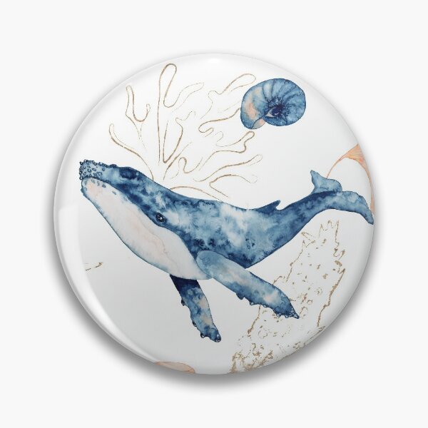 Item preview, Under the sea wildlife watercolor pattern designed and sold by Nessi-Artdesign.