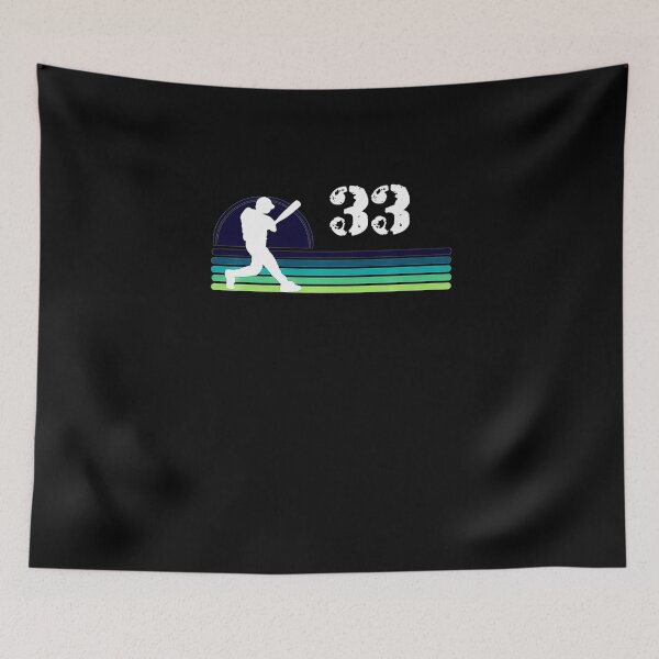 Item preview, Classic Baseball Warmup Retro Grunge  Number Thirty Three Premium  designed and sold by Stashbasil.