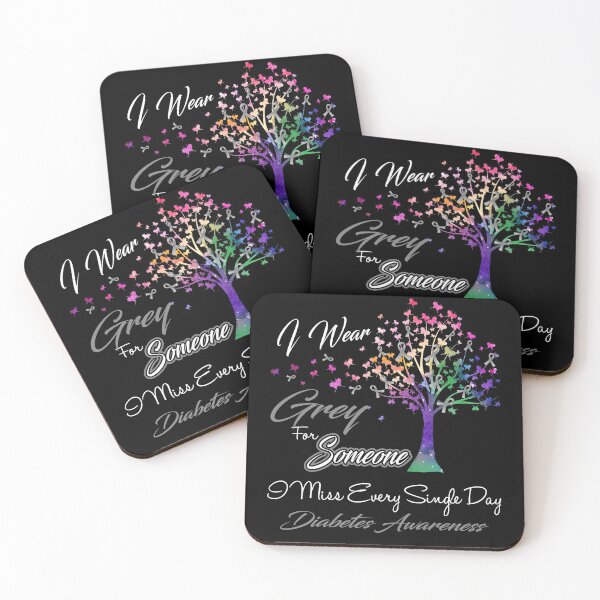 Item preview, I Wear Grey For Someone I Miss Diabetes Awareness designed and sold by Gillosina.