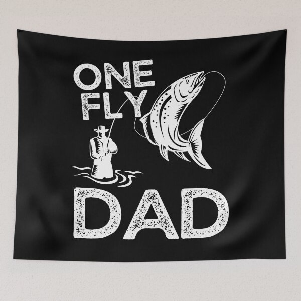 Item preview, One Fly Dad - Funny Father Fishing Shirt for Dad designed and sold by Adonalyn.
