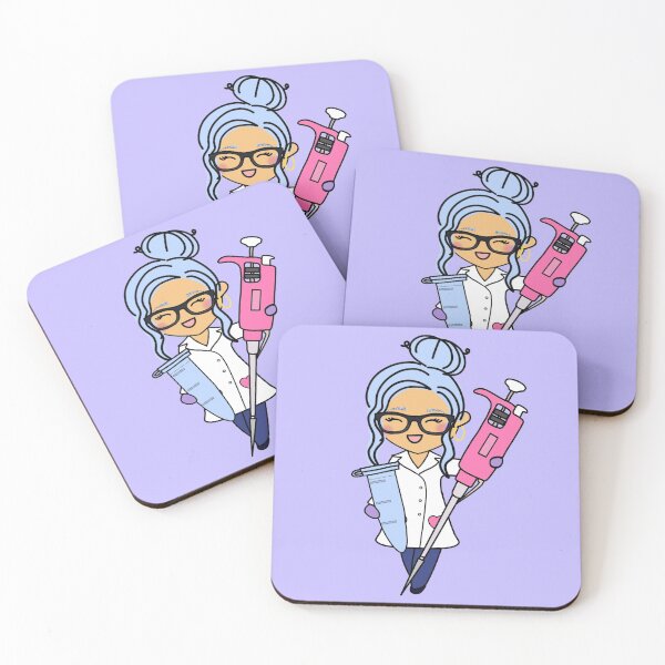 Item preview, Cute Scientist with Micropipette designed and sold by BonitaAcademia.