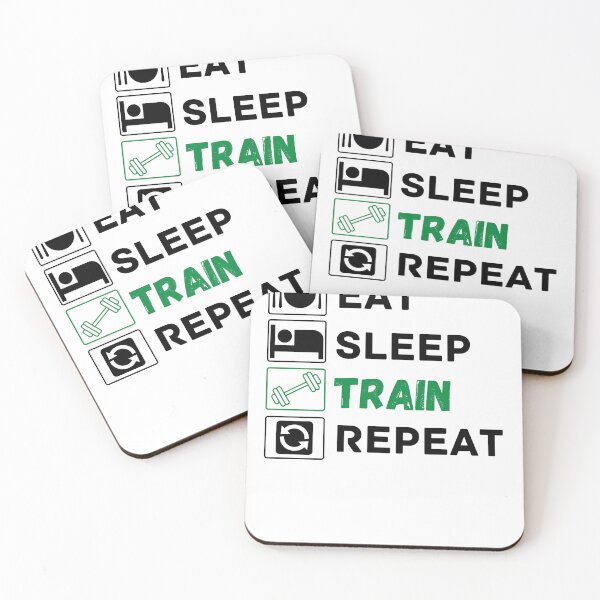 Item preview, eat sleep train repeat designed and sold by ronaldsonou.
