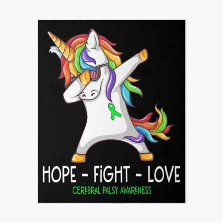 Item preview, Hope Fight Love Cerebral Palsy Awareness designed and sold by Brad-FI.