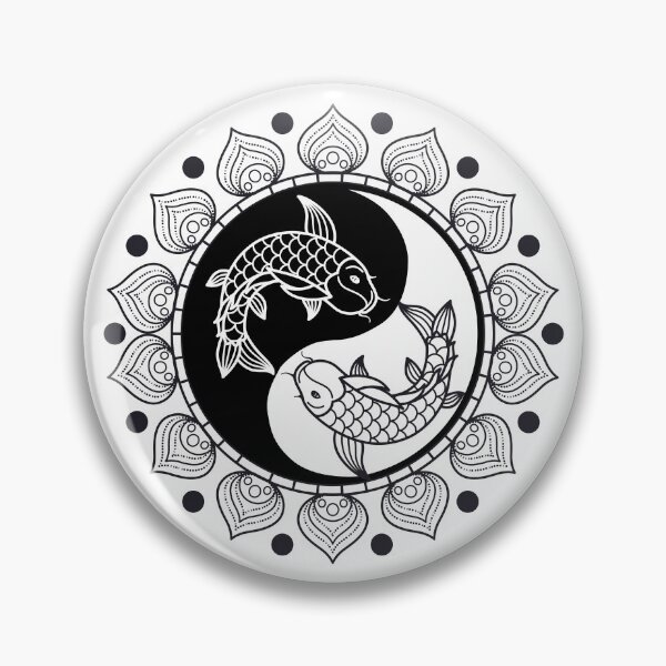 Aperçu de l'œuvre Yin Yang - Carpe Koi créée et vendue par MF-Designsltd.