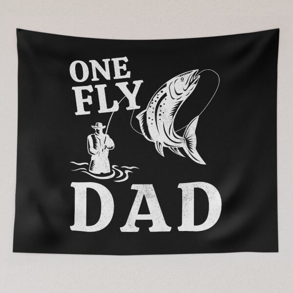Item preview, One Fly Dad - Funny Father Fishing Shirt for Dad designed and sold by Adonalyn.