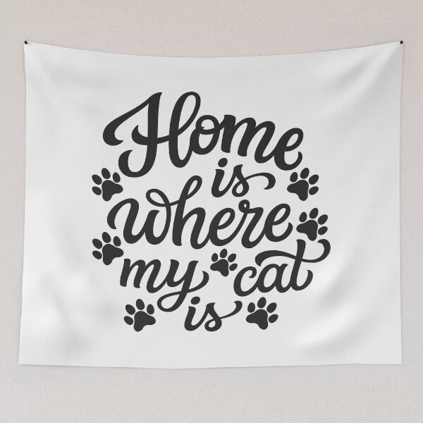 Item preview, Home is where my cat is designed and sold by elcapitano12.