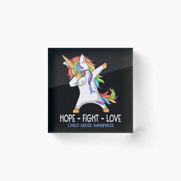 Item preview, Hope Fight Love Child Abuse Awareness designed and sold by Brad-FI.