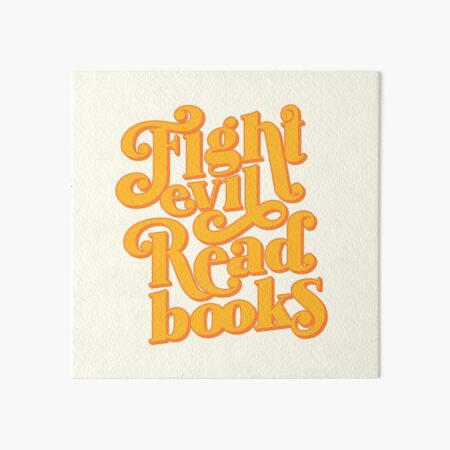 Item preview, Fight evil, read books designed and sold by Aguvagu.