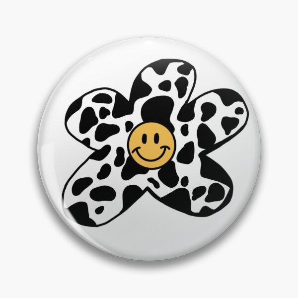 Item preview, Cow Patterned Flower designed and sold by ShopTotallyRad.