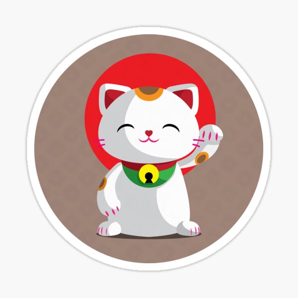 Maneki Neko Sticker