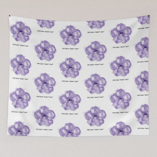 Item preview, Petunia 'Night Sky' designed and sold by DanseDesNuances.