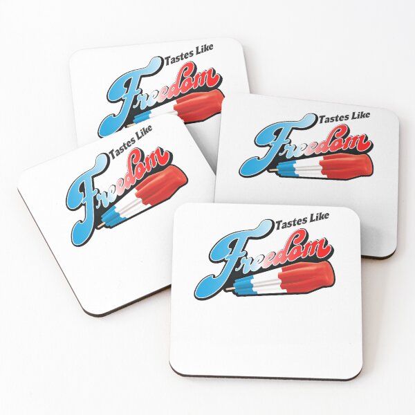 Item preview, Tastes Like Freedom Funny American Summer Red White and Blue Patriotic Ice Cream designed and sold by ZEROXCOOL.