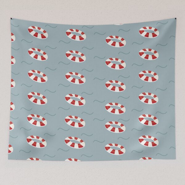 Item preview, a lifebuoy, swimming circle pattern designed and sold by iamsonya-.