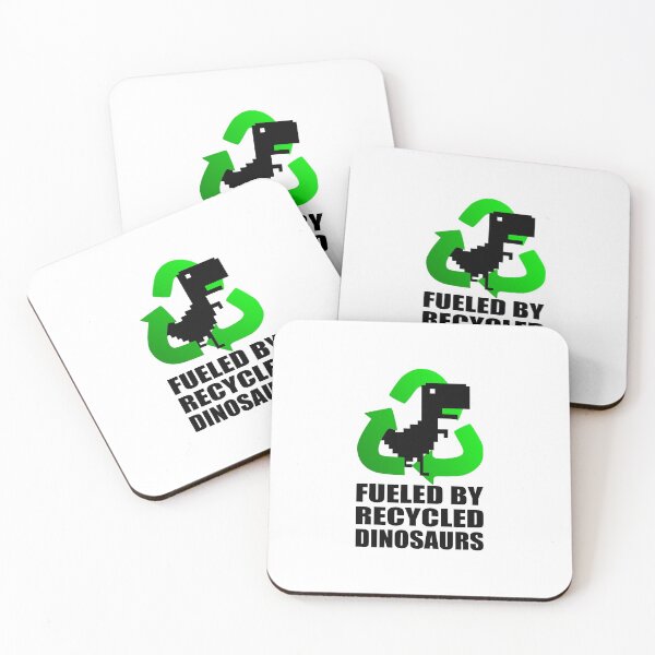 Item preview, Offline Dino – Fueled by Recycled Dinosaurs designed and sold by birdo-art.