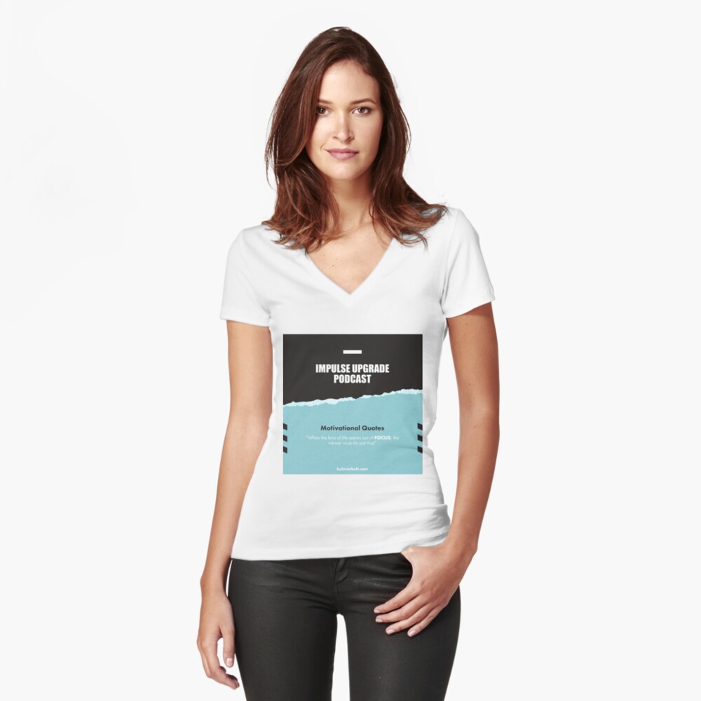 Item preview, Fitted V-Neck T-Shirt designed and sold by SanDiegoSailing.