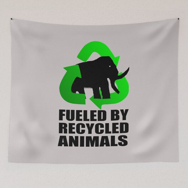 Item preview, Mammoth - Fueled by Recycled Animals designed and sold by birdo-art.