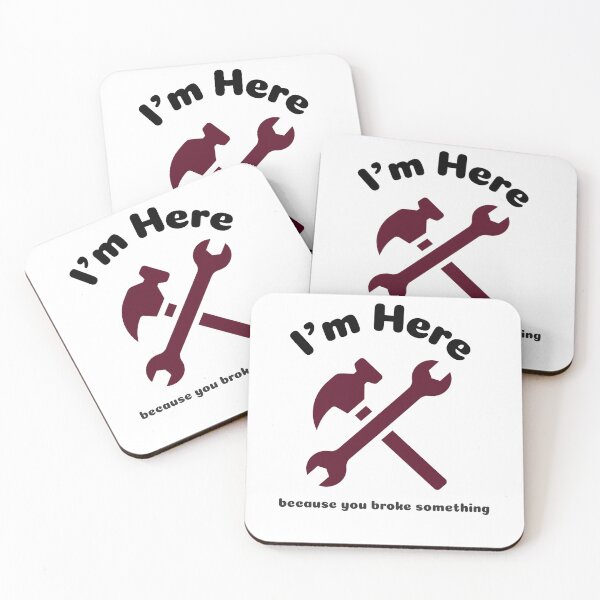 Item preview, I'm Here Because You Broke Something designed and sold by DiscGolfTees.