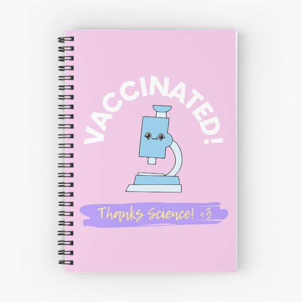 Item preview, Vaccinated Thanks Science Pink Rectangle Design - Cute Funny Vaccinated Science designed and sold by Teetee94.