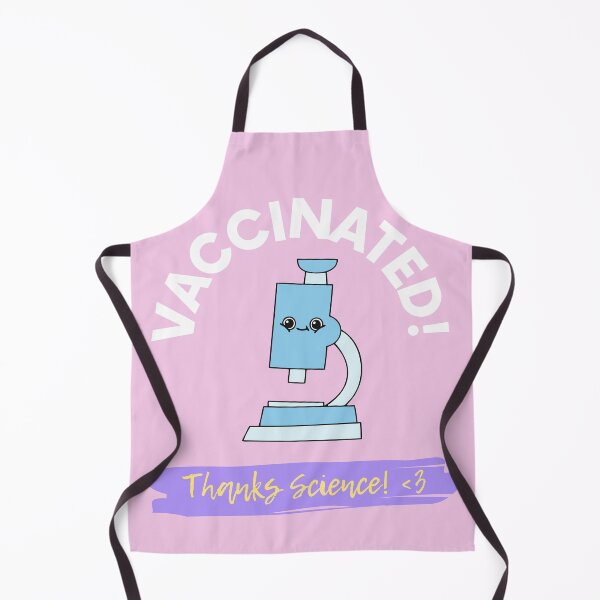 Item preview, Vaccinated Thanks Science Pink Rectangle Design - Cute Funny Vaccinated Science designed and sold by Teetee94.