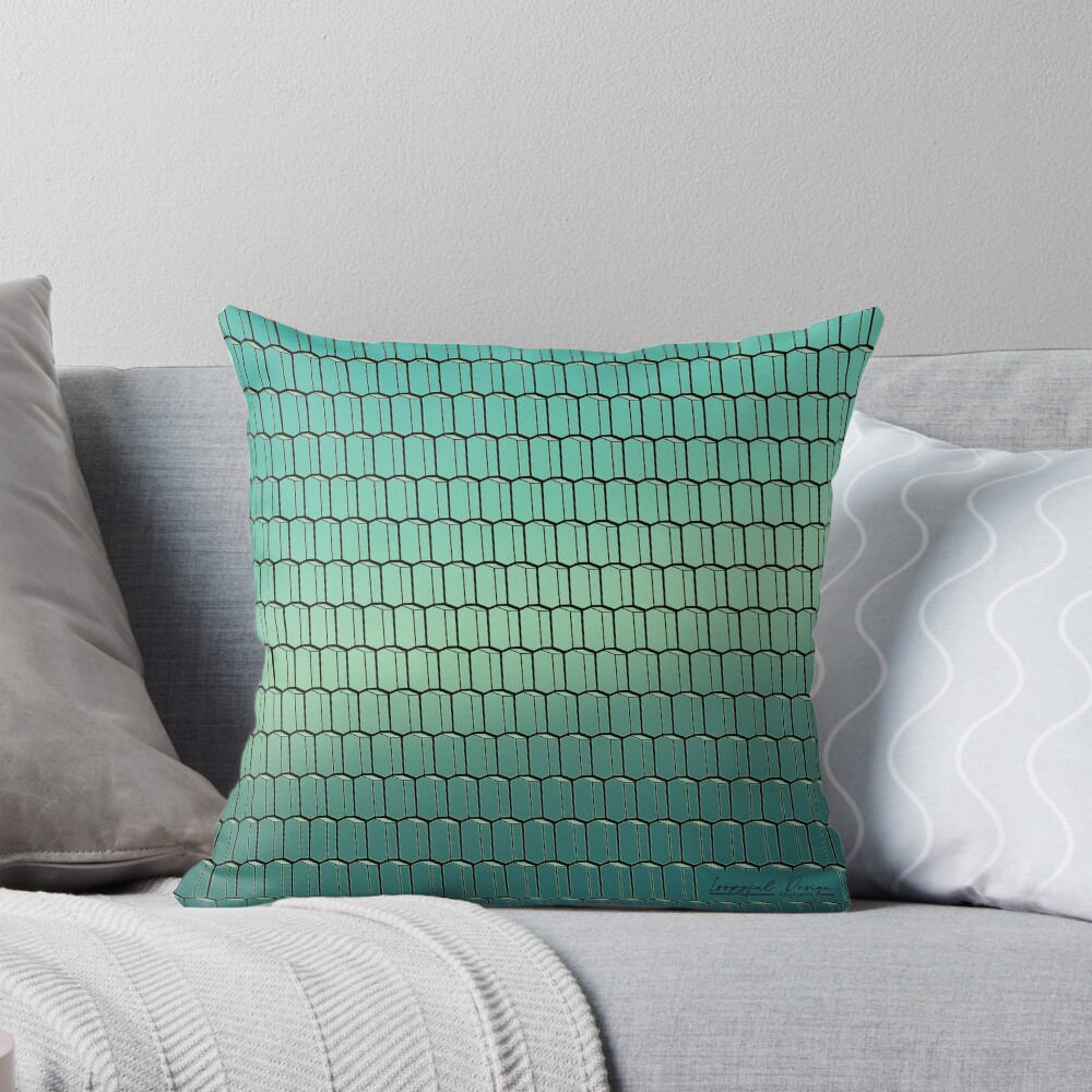 Item preview, Throw Pillow designed and sold by Loopyful.