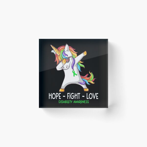 Item preview, Hope Fight Love Disability Awareness designed and sold by Brad-FI.
