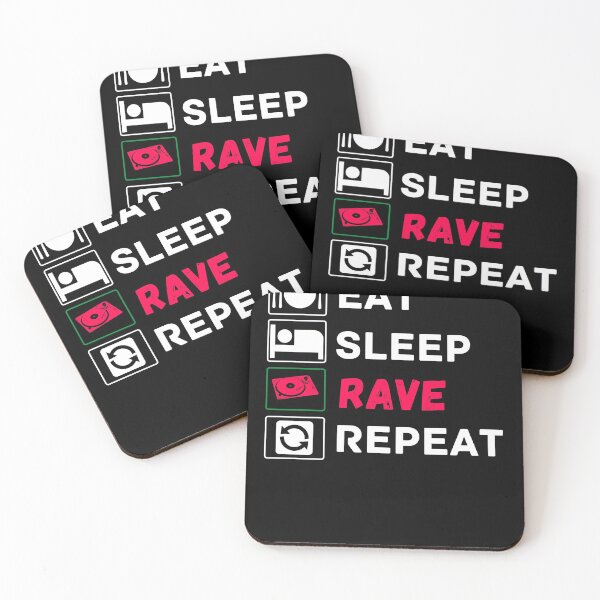 Item preview, eat sleep rave repeat designed and sold by ronaldsonou.
