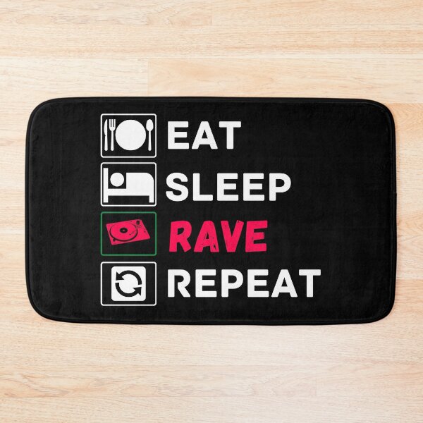 Item preview, eat sleep rave repeat designed and sold by ronaldsonou.