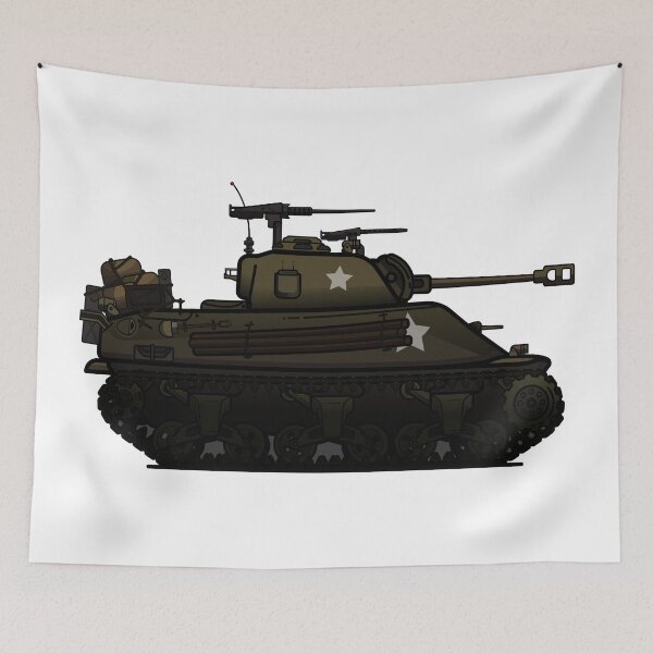 Item preview, Sherman M4 War Tank designed and sold by mapurito.