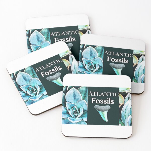 Item preview, Succulents Beach Plants and Shark Teeth designed and sold by AtlanticFossils.
