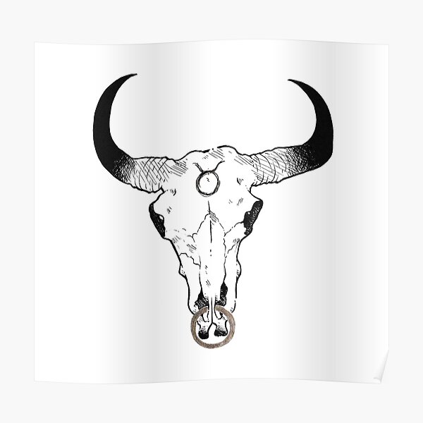 Bull skull tattoo stock vector Illustration of boom  69854190