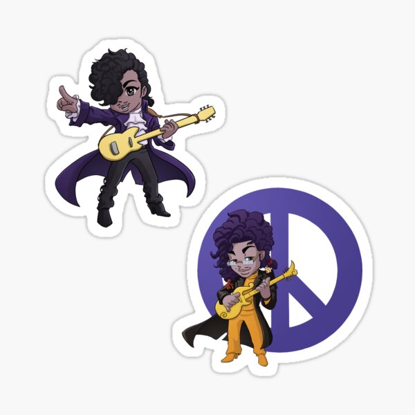 Purple Funk Anime Sticker Pack II Sticker