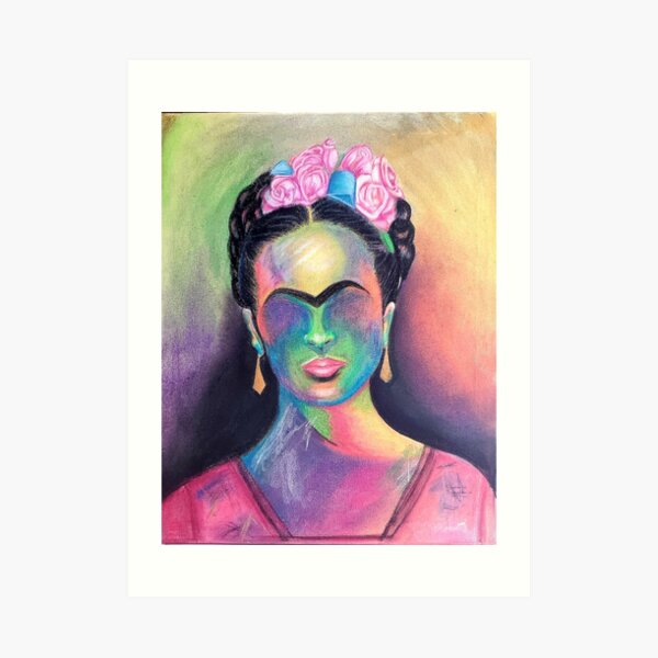 For the Love of Frida in Abstract Art Print
