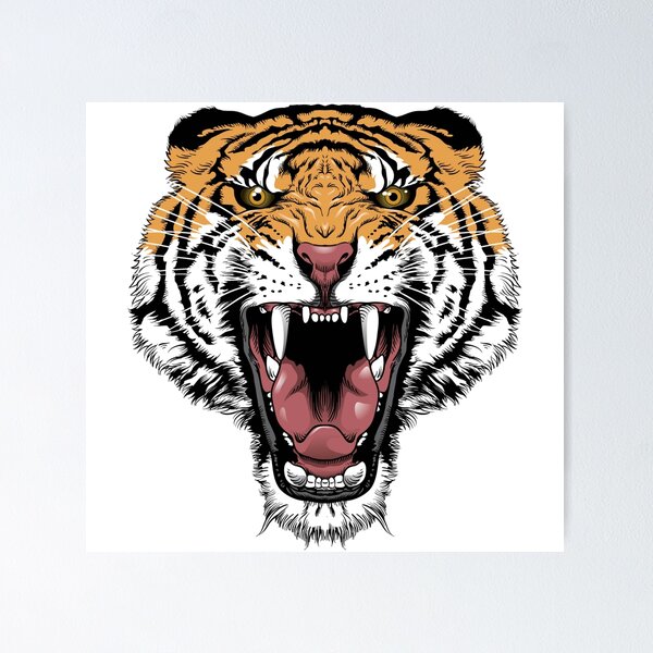 Tiger Roaring Stock Vector Illustration and Royalty Free Tiger Roaring  Clipart