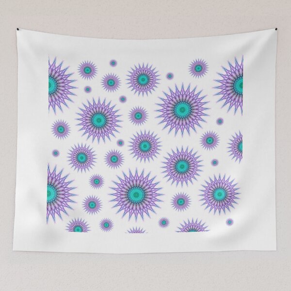 Item preview, Pattern of mandalas in pink and green designed and sold by JBlaminsky.