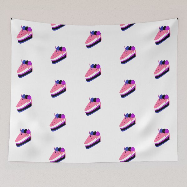 Item preview, Subtle Genderfluid Cake. genderfluid cake. genderfluid birthday cake designed and sold by tiredandbored.
