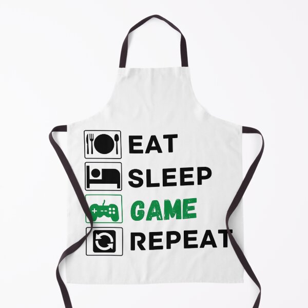 Item preview, eat sleep game repeat designed and sold by ronaldsonou.