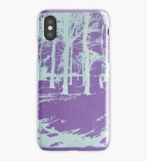 Inverted trees iPhone Case